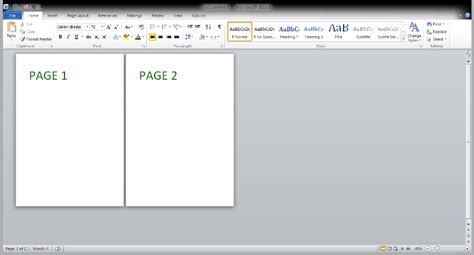 How to Insert a Blank Page in MS Word? - GeeksforGeeks