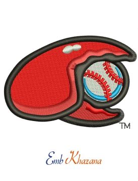 Hickory Crawdads Logo embroidery design | Embroidery logo, Embroidery designs, Embroidery