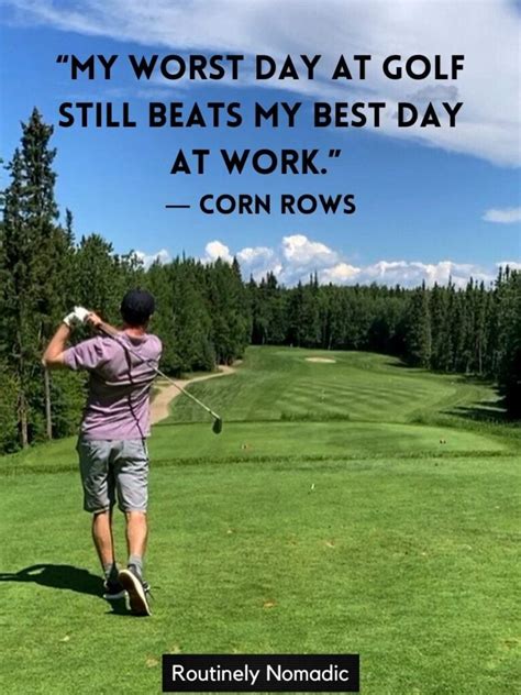 75 Best Funny Golf Quotes | Routinely Nomadic