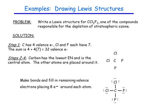 Ccl2f2 Lewis Structure Molecular Geometry Bond Angle