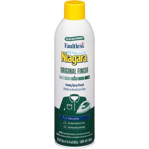 Faultless® Niagara® Original Finish Ironing Spray Starch 20 oz. Aerosol Can - Walmart.com ...