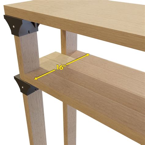 2x4basics Polyresin Shelving Brackets in the DIY Project Brackets department at Lowes.com