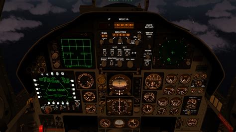 DoctorK's F-15 cockpit with Aeroscout's Orange Lighting v.2.0