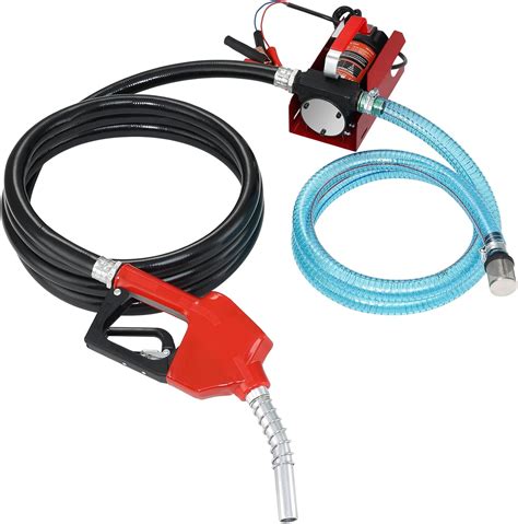 VEVOR Fuel Transfer Pump, 12V DC, 10 GPM, 8 m Lift, Portable Electric ...