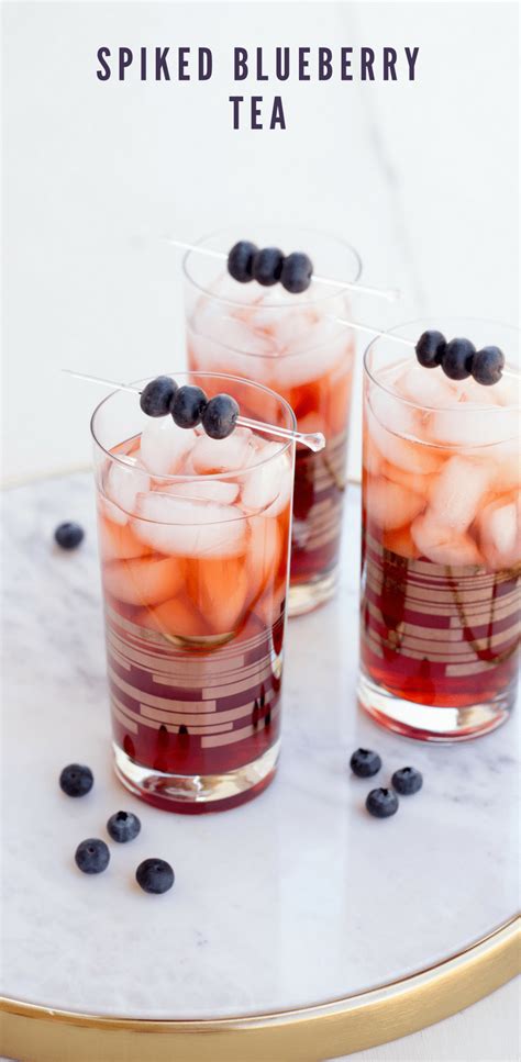 Blueberry Tea: Refreshing Spiked Tea Made Using Vodka