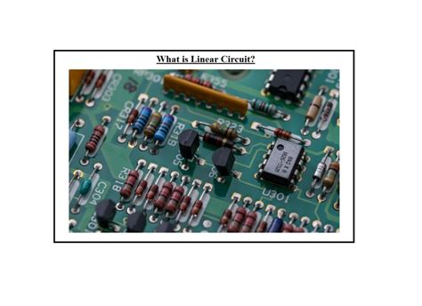 What is Linear Circuit? Example & Diagram | Linquip