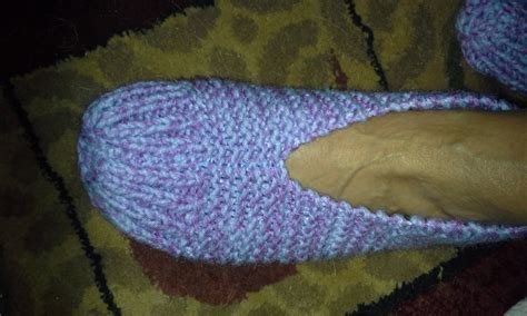 Pattern for Ez Knitted Slippers With Pictures grandma's Bedwarmers ...