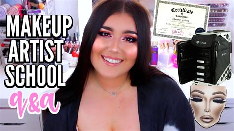 Becoming a Certified Makeup Artist ♡ My Experience at Makeup School | Q & A - YouTube