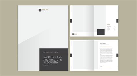 Download an Adobe InDesign Catalog Template with Gray & Gold Accents