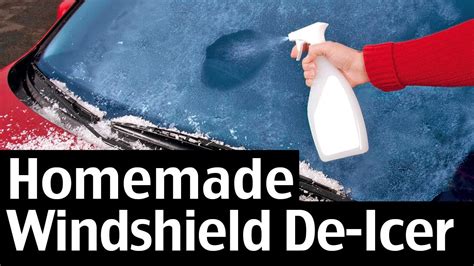 Homemade Windshield De-Icer Spray Recipe For Your Car - YouTube