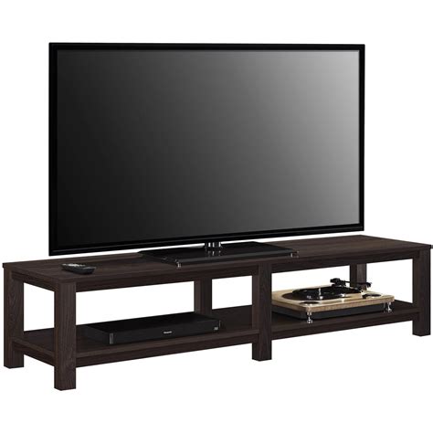 Flat Screen TV Stand Entertainment Media for TVs up to 65 Inch Brown ...