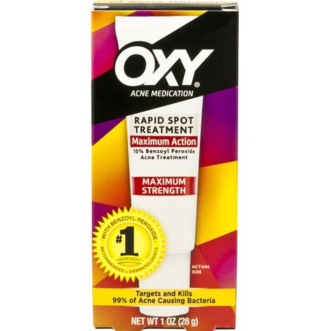 Oxy Acne Medication Maximum Strength Rapid Spot Treatment, 1 oz ...