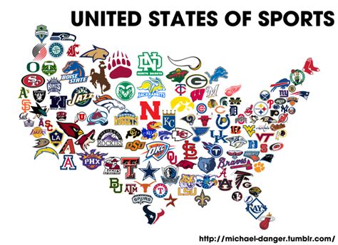 Maps of teams - My favorite sports