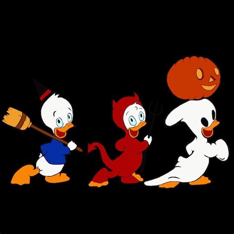 Halloween Huey Dewey and Louie PNG - Etsy Australia