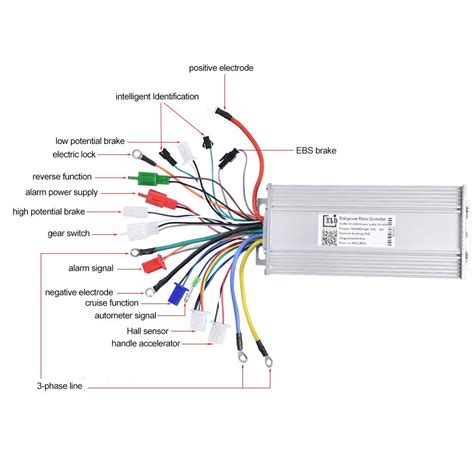 800W 72V 36A Brushless Motor Speed Controller For E-bike Scooter ...