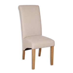 Auden Natural Fabric / Oak Dining Chair