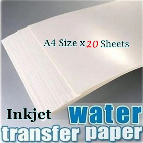 Inkjet Printable Waterslide Transfer Decal Paper - Get What You Need ...