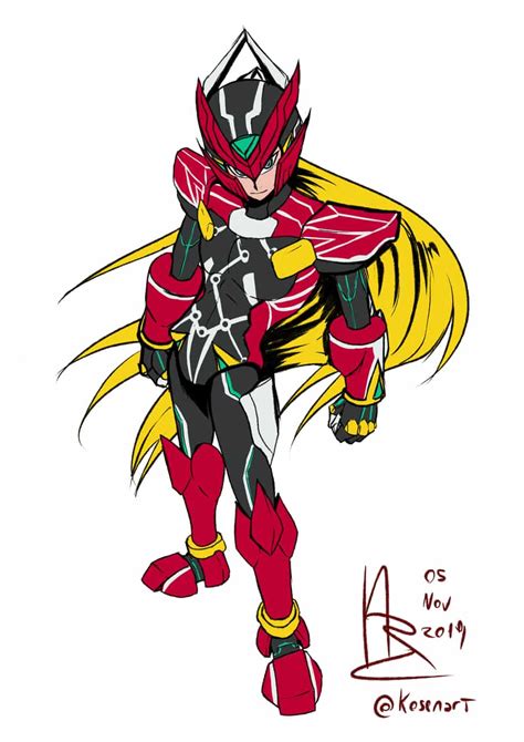 Doodle: Megaman Zero. Kosen Style KosenArt - Illustrations ART street