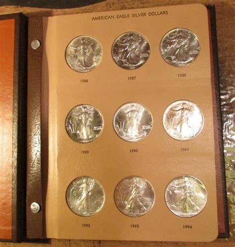 1986-2010 Complete Set of American Eagle .999 fine Silver Dollar One ...