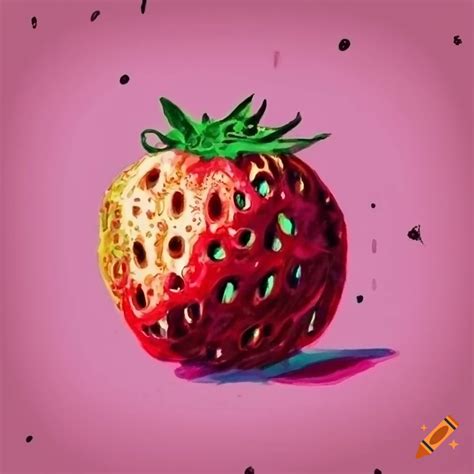 Logo of strawberry walnut company on Craiyon