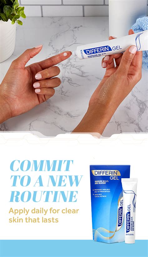 Commit to a new routine | Differin gel, Facial skin care routine, Skin ...