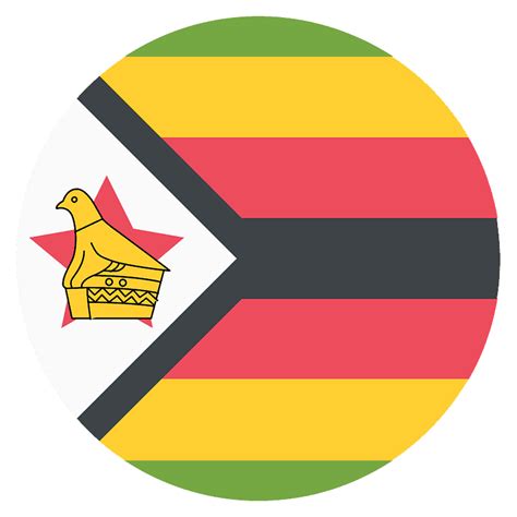 Zimbabwe flag emoji clipart. Free download transparent .PNG | Creazilla