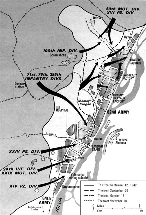 Battle Of Stalingrad Map