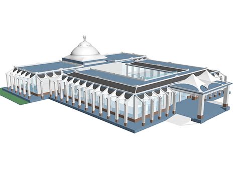 Contemporary Islamic architecture 3d model 3ds max files free download - CadNav