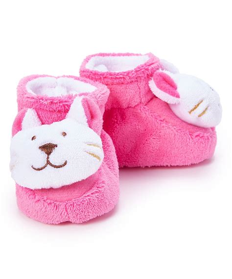 Look at this Pink Cat Baby Slippers on #zulily today! | Baby slippers, Pink cat, Baby fashion