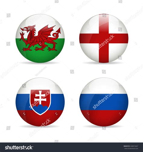 Flags Europe Vector Illustration Stock Vector (Royalty Free) 448815667 ...