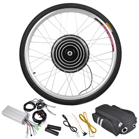 800 Watt 26 Inch Front Wheel Electric Bicycle Motor Kit 36v