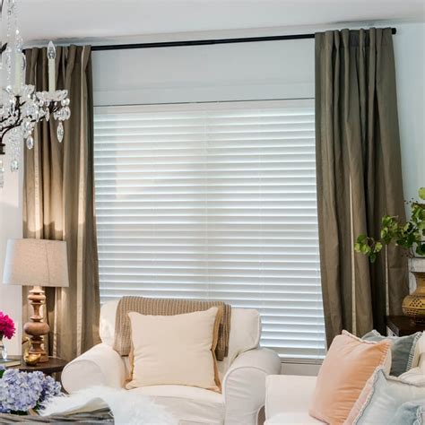 Do You Need Curtains With Blinds - 55 Best Living Room Curtain Ideas Elegant Window Treatments ...