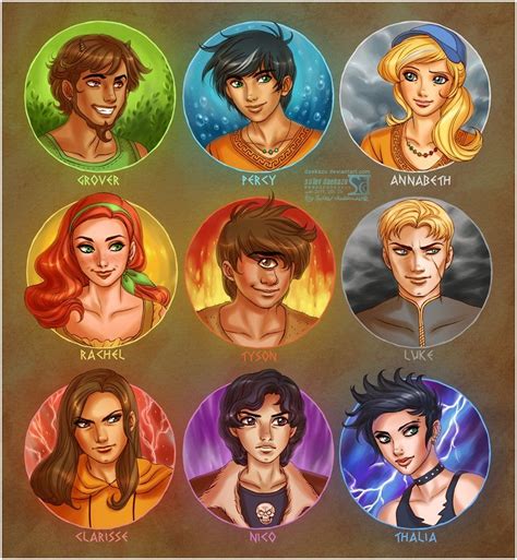 The demigods | Percy jackson cast, Percy jackson fan art, Percy jackson art