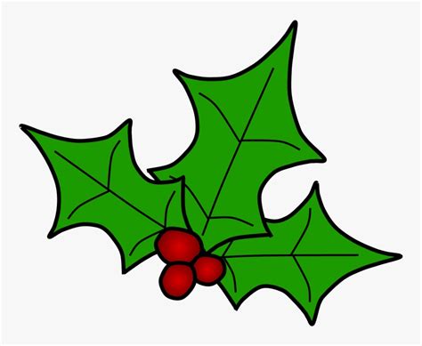 Clipart Holly Leaf