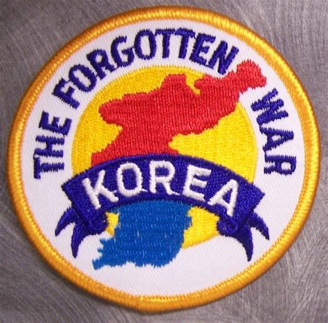 Embroidered Military Patch U S Army The Forgotten War Korea NEW | eBay