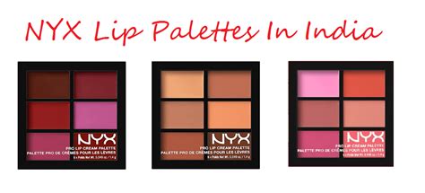 NYX Lip Cream Palette In India : New Makeup Alert - High On Gloss