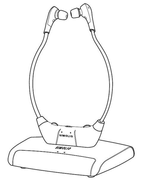 SIMOLIO SM-863D Wireless TV Headset User Manual