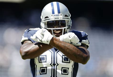 √ Dez Bryant Signed Helmet