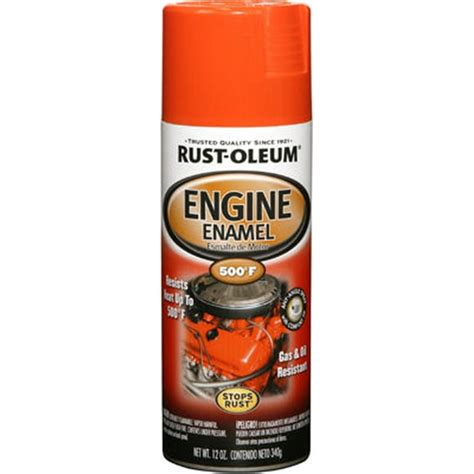 Chevy Orange Engine Paint