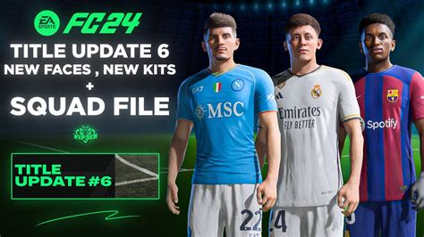 FC 24 - New Faces, Kits + Squads File | FIFA Infinity Mods