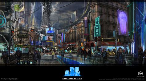 City environment concept art image - Fractured Skyline - ModDB