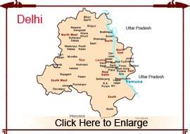 Delhi Map - New Delhi Map, Delhi City Map, Delhi India Map, New Delhi ...