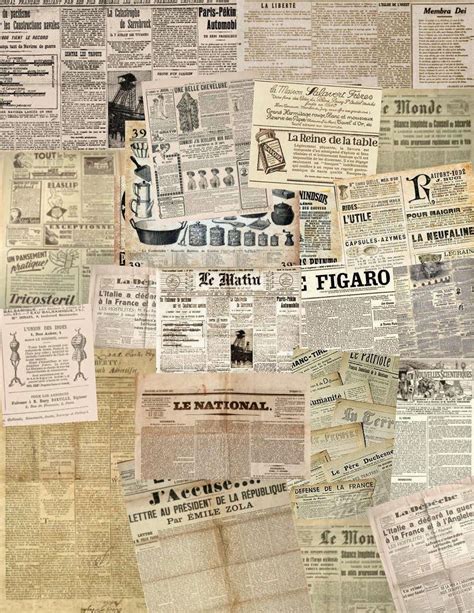 Newspaper Collage Background