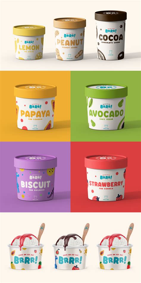 Brrr! Ice Cream - Corporate Identity | Behance