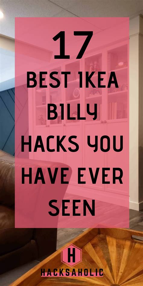The best Ikea Billy hacks available. The Ikea Billy is an iconic piece of furniture and is so ...