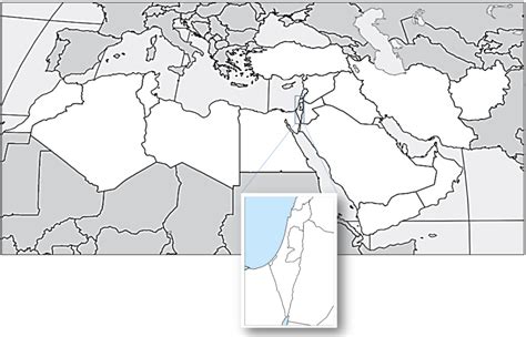 Anderson Test #6 Map Modern MENA Diagram | Quizlet