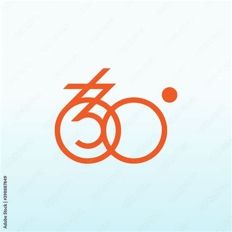 360 logo. Vector illustration ,360 vector logo design template idea and ...