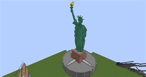 Copper Statue of Liberty [Schem] Minecraft Map