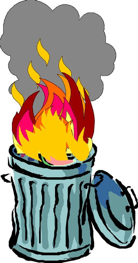 burning trash clipart - Clip Art Library