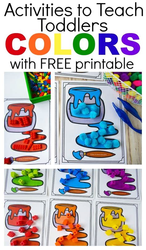 Teaching Colors to Toddlers: 6 Fun Activities